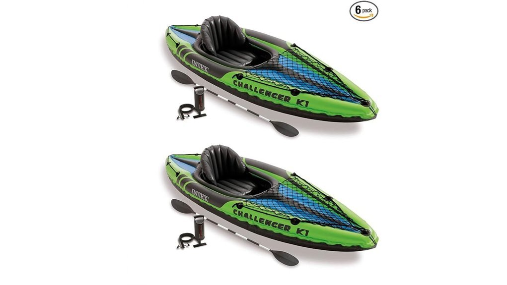 inflatable kayak set bundle