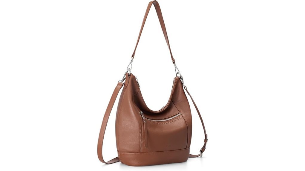 leather crossbody hobo purse