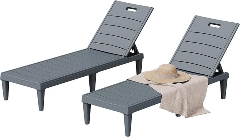 lightweight outdoor lounge chairs