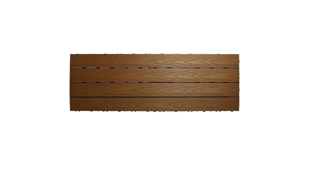 peruvian teak decking tiles