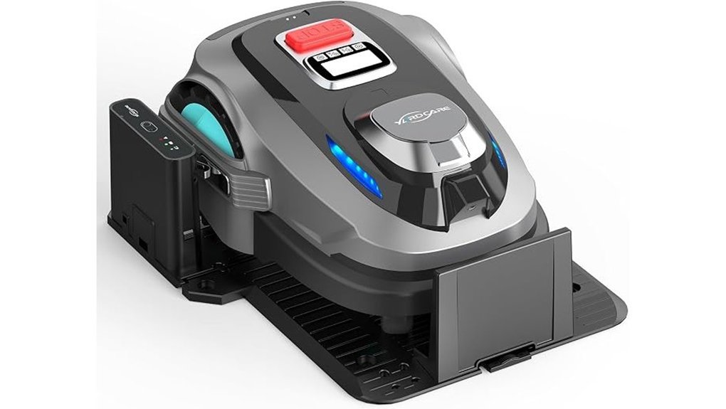 precision robot lawn mower