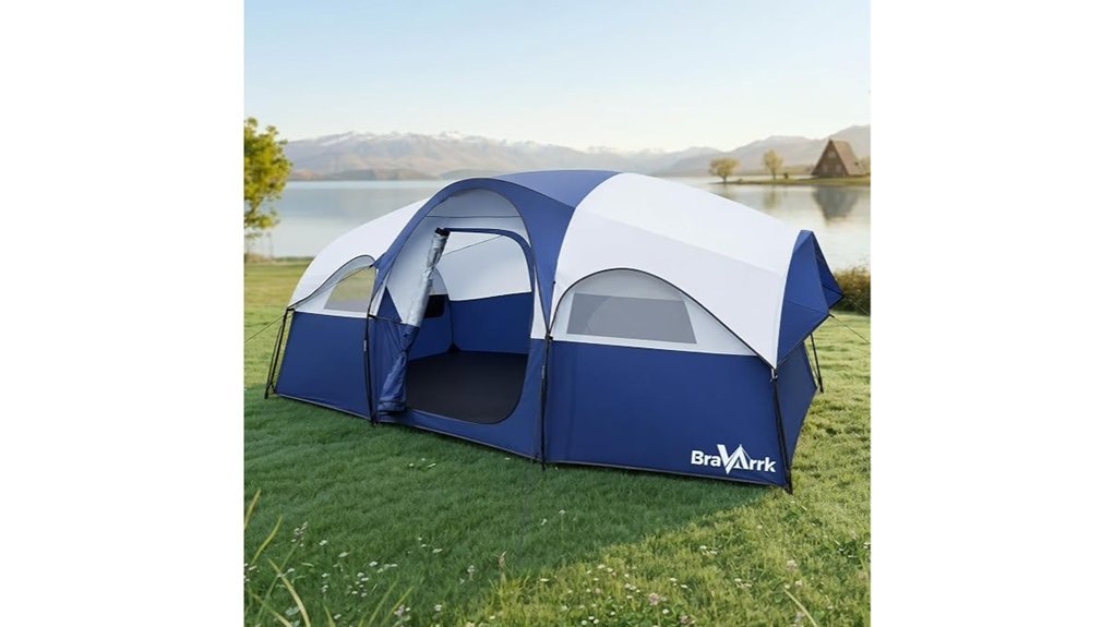 spacious family camping tent