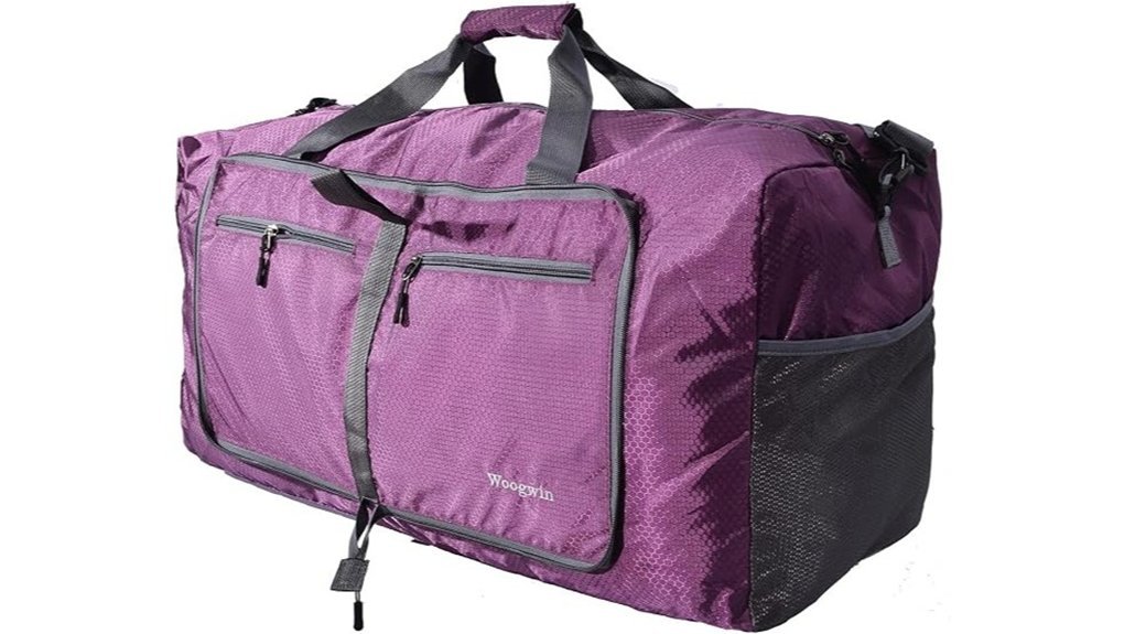 spacious waterproof travel bag
