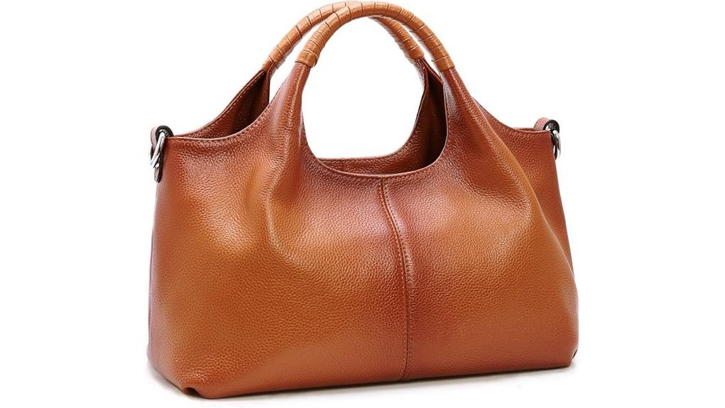 stylish leather crossbody handbag