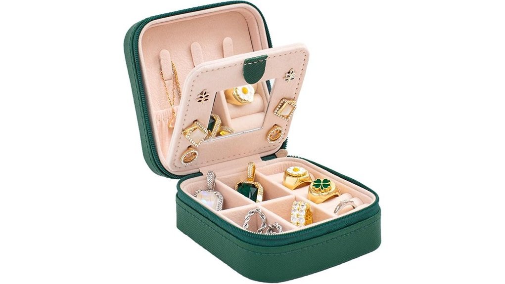 travel jewelry organizer case