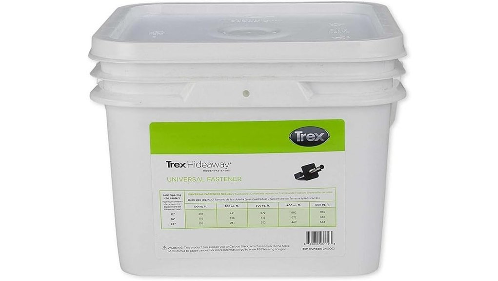 trex hidden deck fasteners