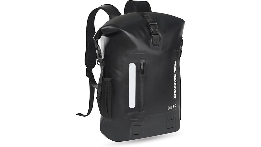 waterproof roll top backpack